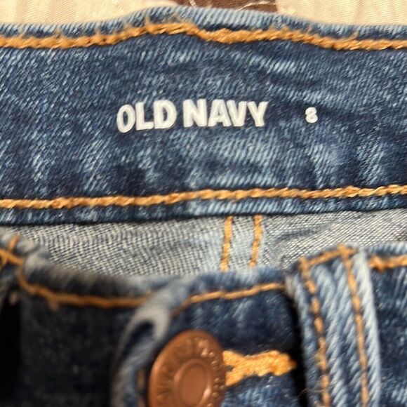 Girls Old Navy Dark Wash Shorts (8) - Picture 3 of 3